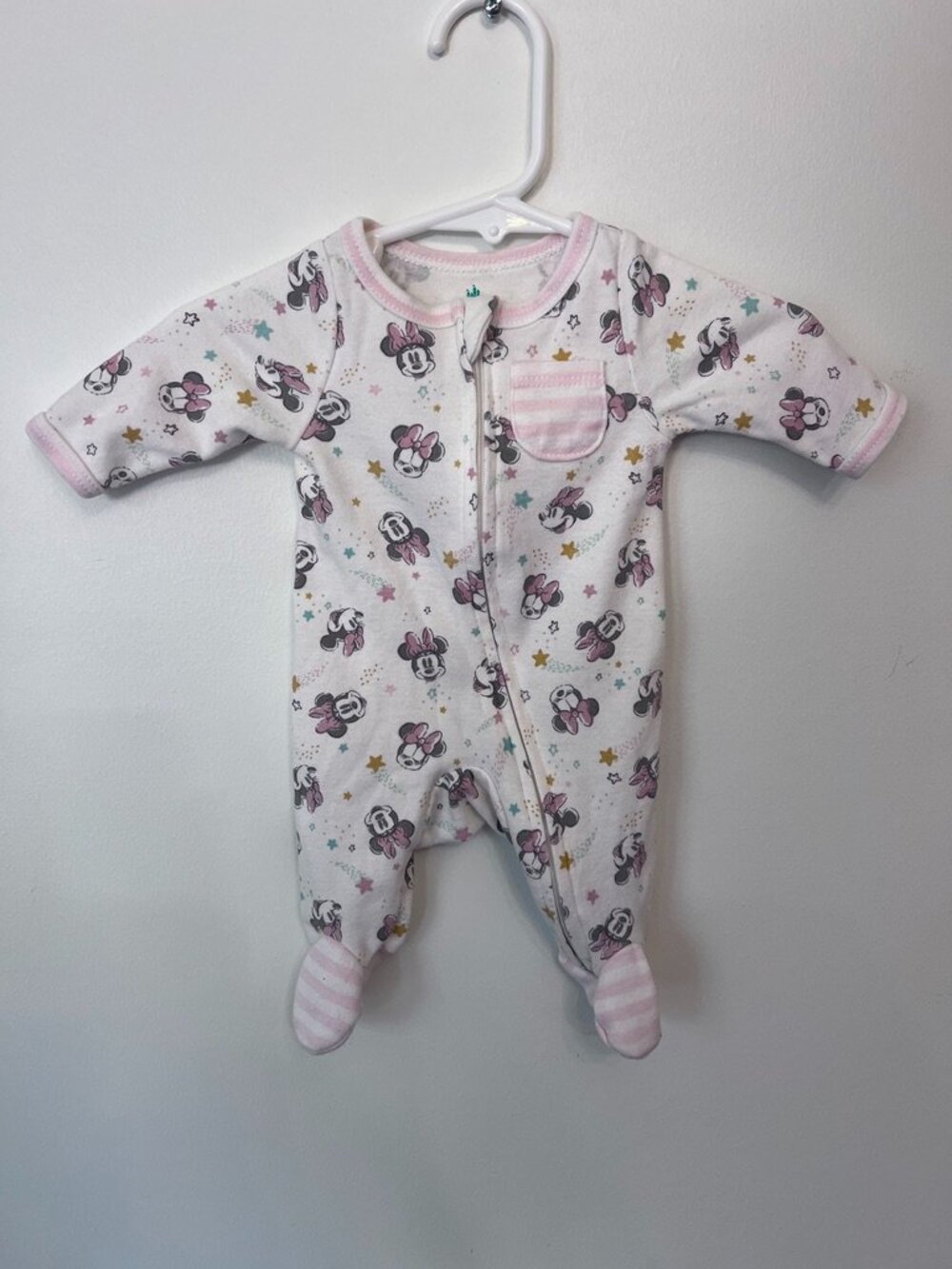 Disney Baby Minnie Mouse Footed Sleep & Play Pajamas - Size Preemie